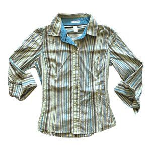Old Navy Y2K Striped Button Up